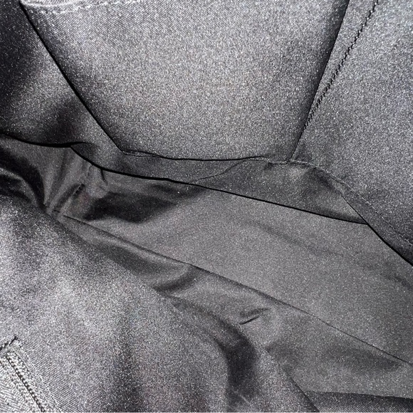 Two-Tone Leather Tote Bag - Black and Brown - Picture 5 of 7